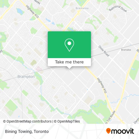 Bining Towing map