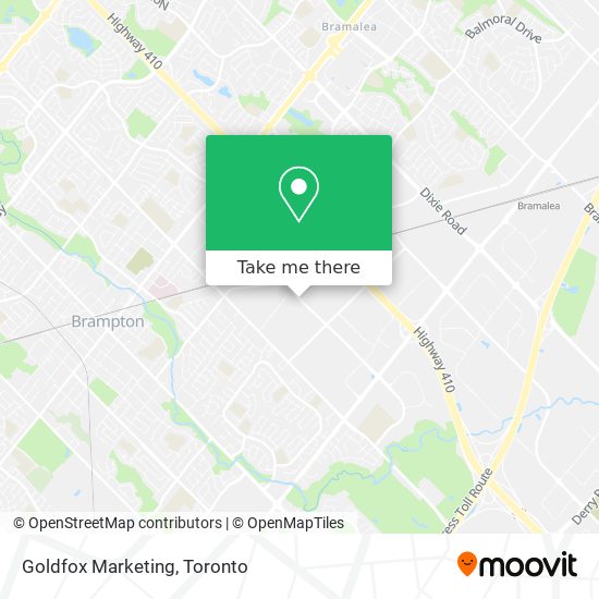 Goldfox Marketing map