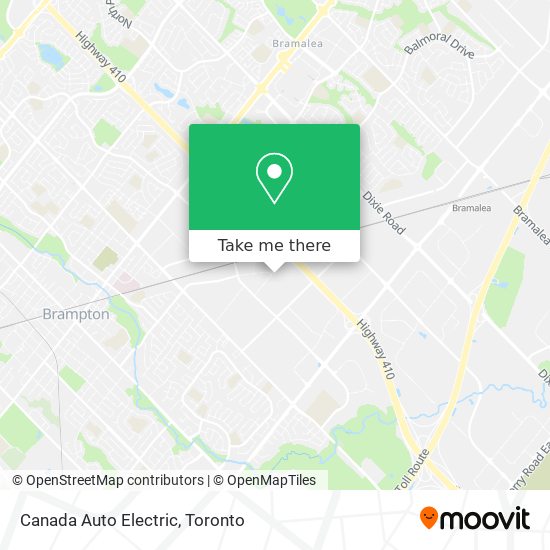 Canada Auto Electric map