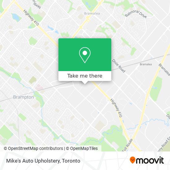 Mike's Auto Upholstery map