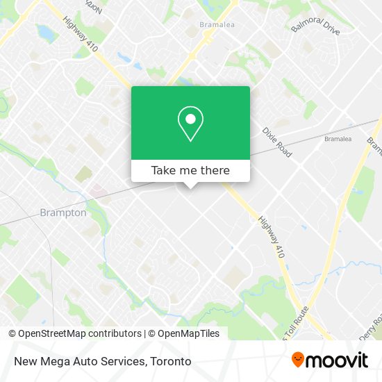 New Mega Auto Services map