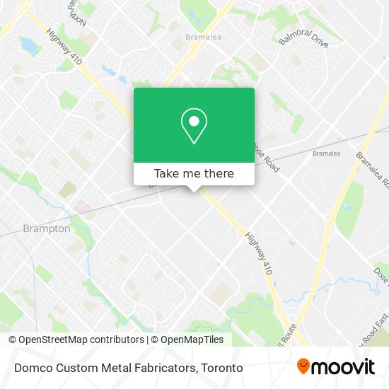 Domco Custom Metal Fabricators map