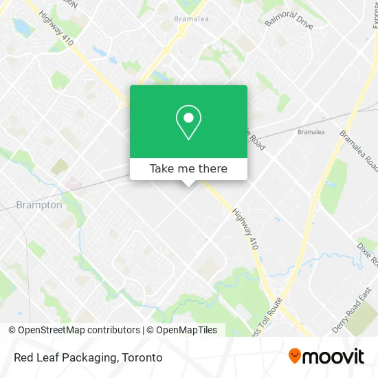 Red Leaf Packaging map