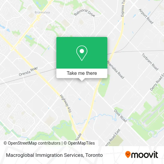 Macroglobal Immigration Services map