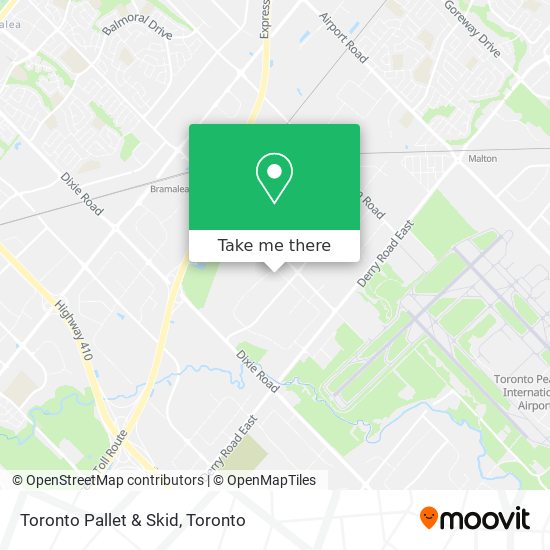 Toronto Pallet & Skid map