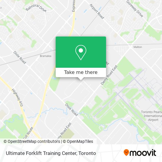 Ultimate Forklift Training Center map