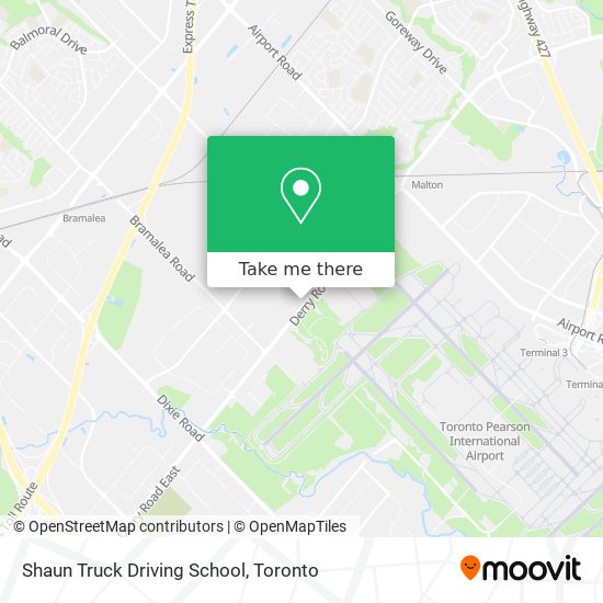 Shaun Truck Driving School map