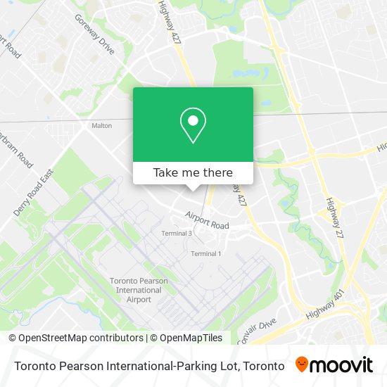 Toronto Pearson International-Parking Lot map