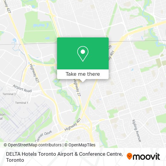 DELTA Hotels Toronto Airport & Conference Centre plan