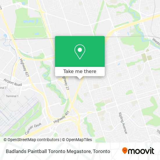 Badlands Paintball Toronto Megastore plan
