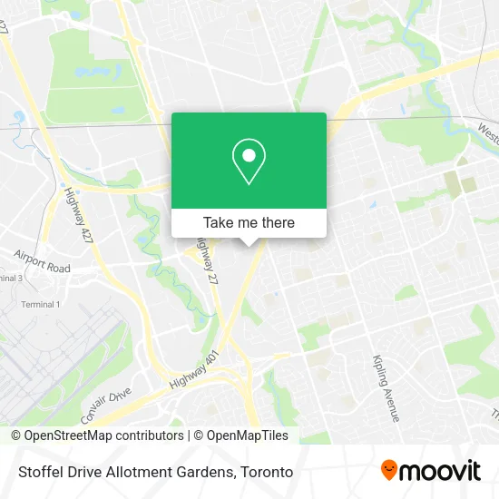Stoffel Drive Allotment Gardens map