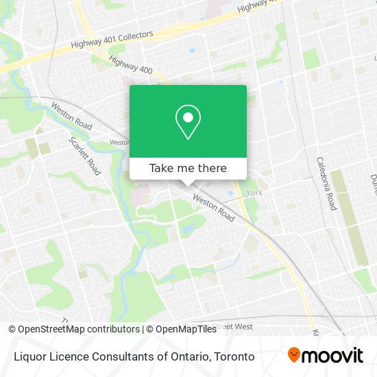 Liquor Licence Consultants of Ontario map