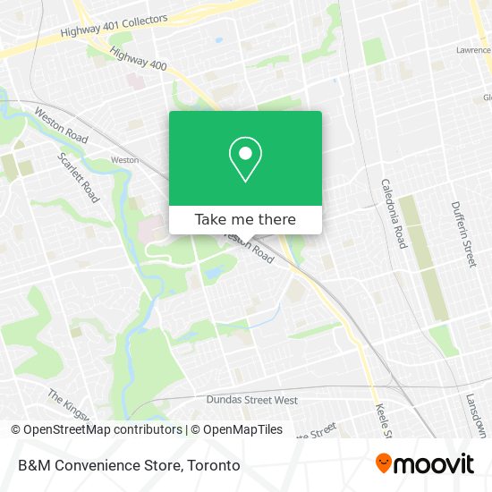B&M Convenience Store map