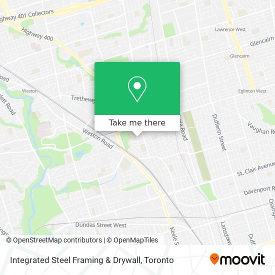 Integrated Steel Framing & Drywall map