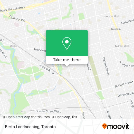 Berta Landscaping map