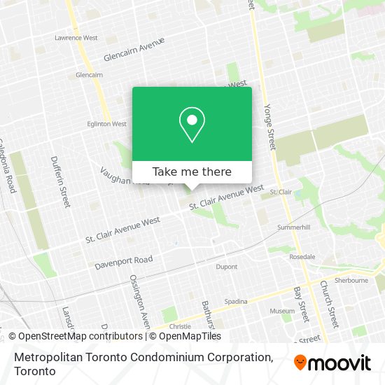 Metropolitan Toronto Condominium Corporation plan