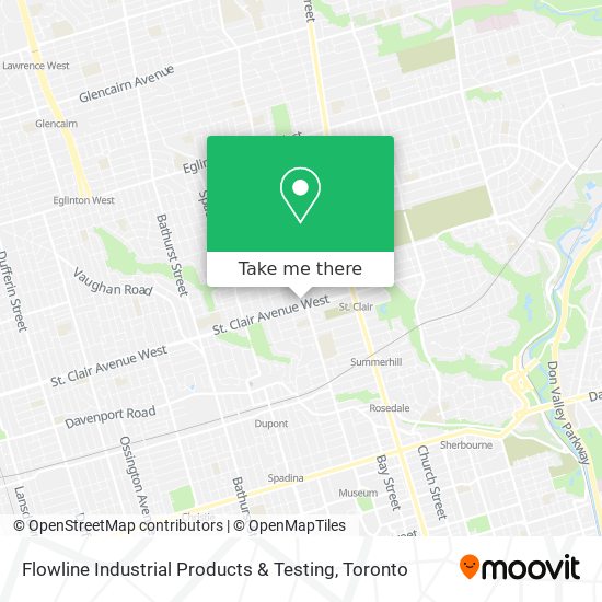 Flowline Industrial Products & Testing map