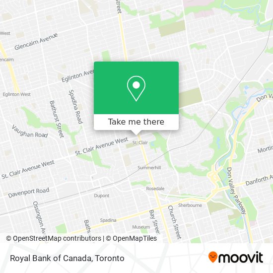 Royal Bank of Canada map