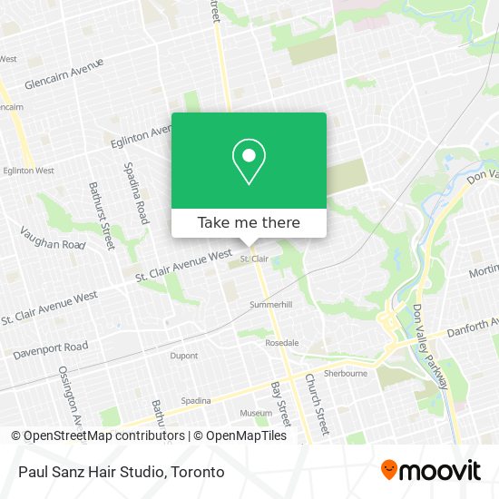 Paul Sanz Hair Studio map