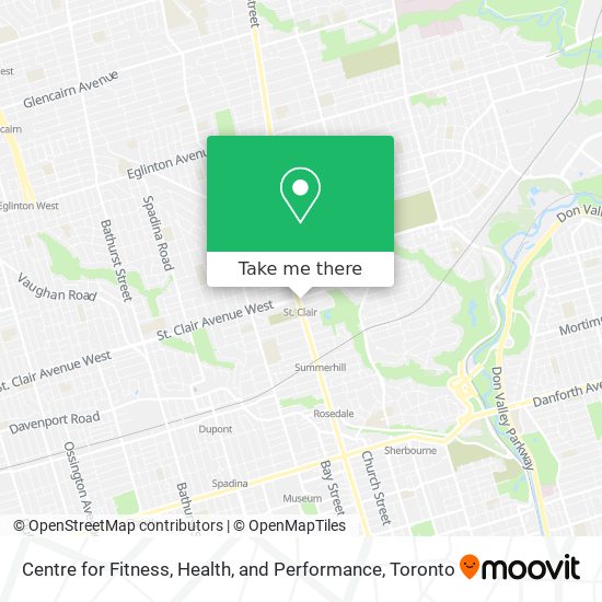 Centre for Fitness, Health, and Performance plan