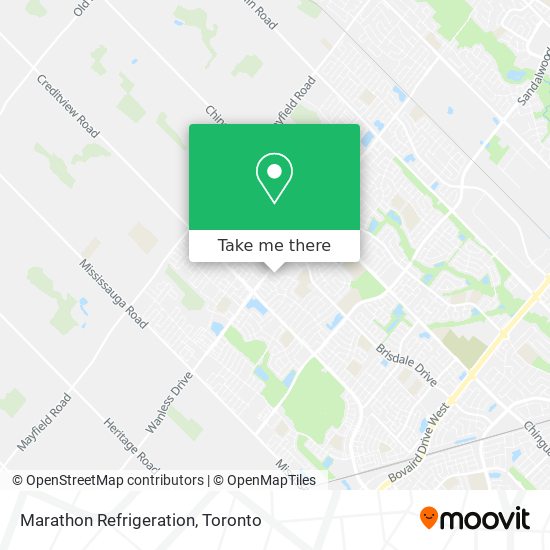 Marathon Refrigeration map