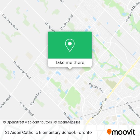 St Aidan Catholic Elementary School map