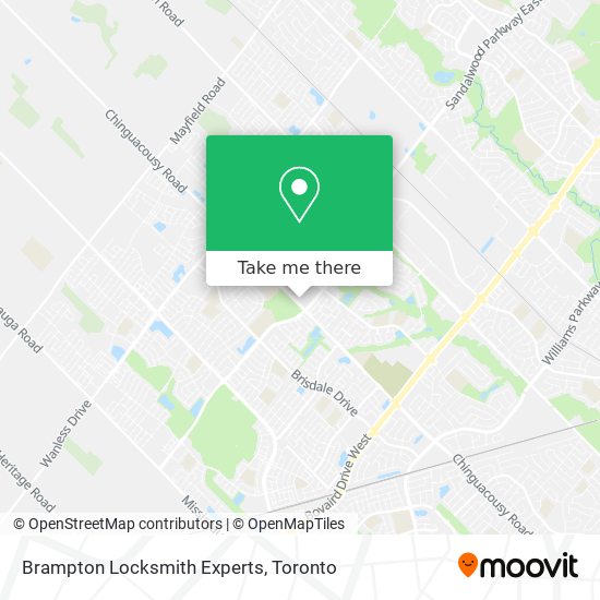 Brampton Locksmith Experts map