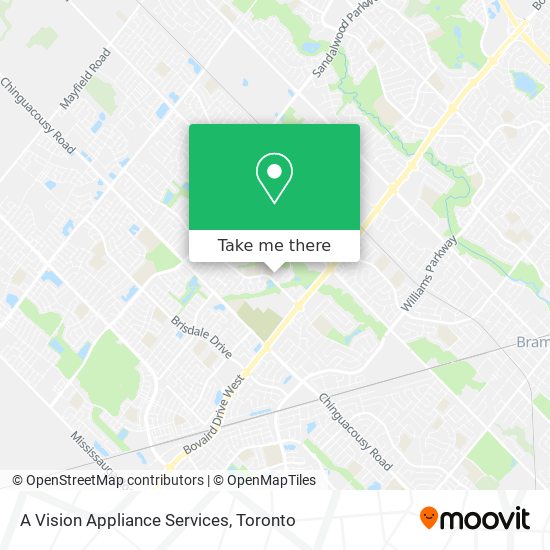 A Vision Appliance Services map