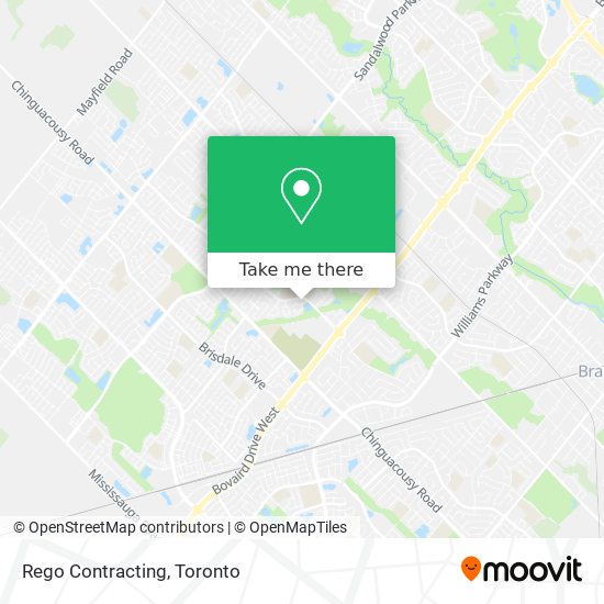 Rego Contracting map