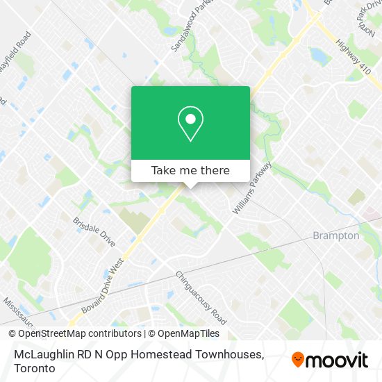 McLaughlin RD N Opp Homestead Townhouses map