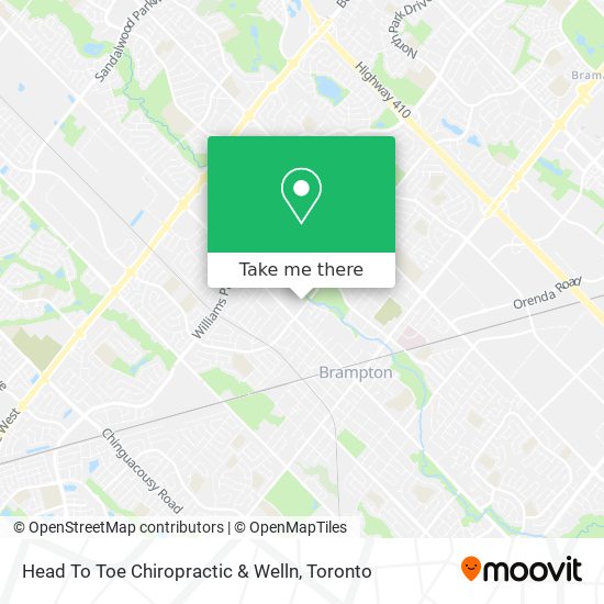 Head To Toe Chiropractic & Welln map