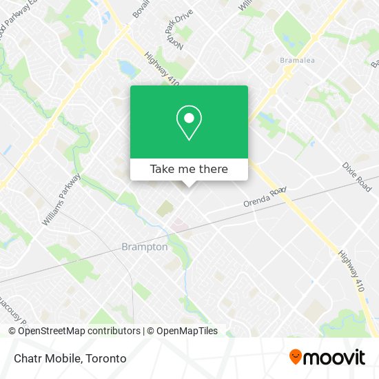 Chatr Mobile map