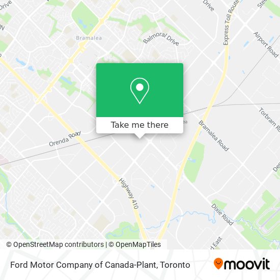 Ford Motor Company of Canada-Plant map
