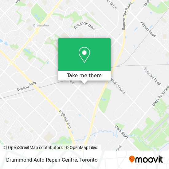 Drummond Auto Repair Centre map