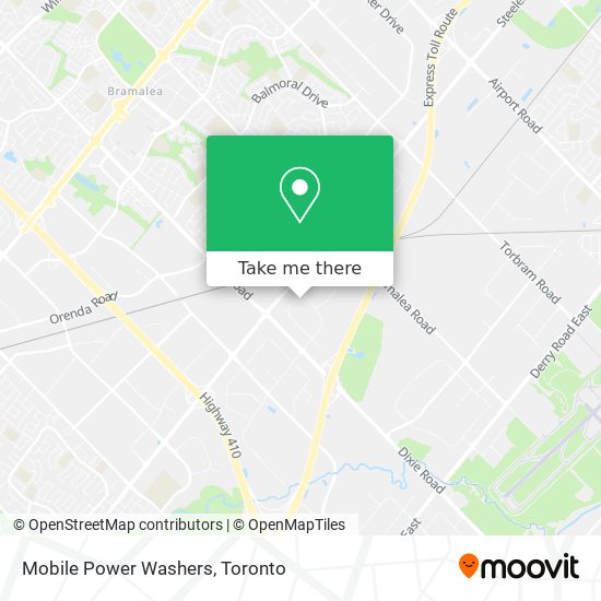 Mobile Power Washers map