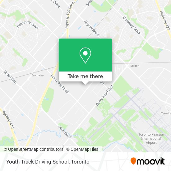 Youth Truck Driving School map