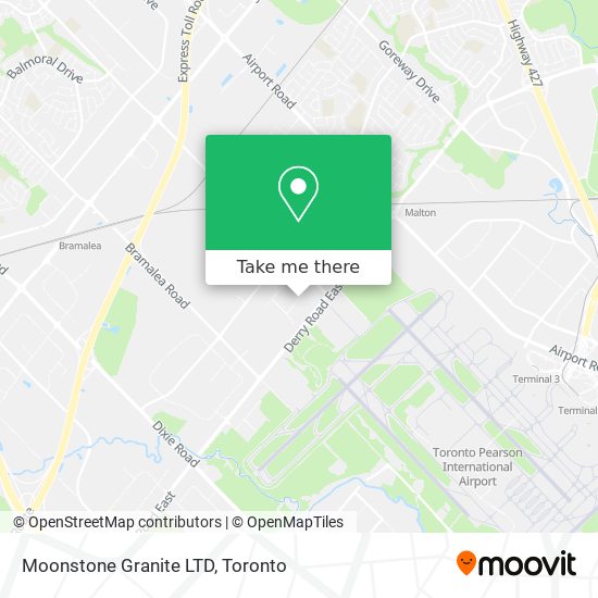 Moonstone Granite LTD map
