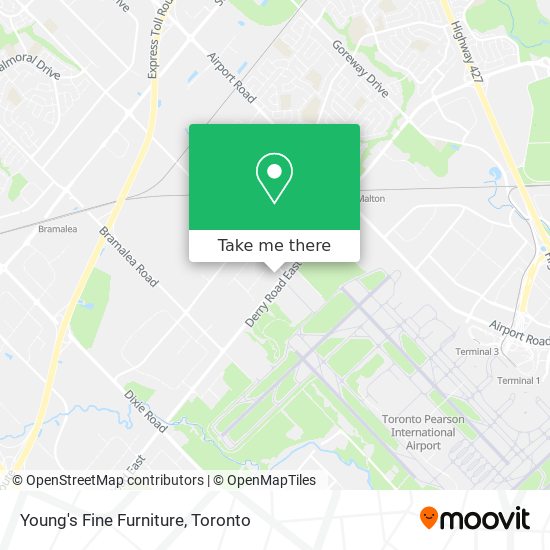 Young's Fine Furniture map