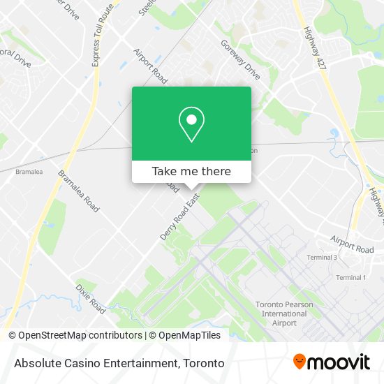 Absolute Casino Entertainment map