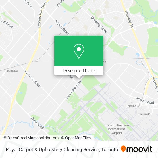 Royal Carpet & Upholstery Cleaning Service map