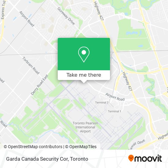Garda Canada Security Cor map
