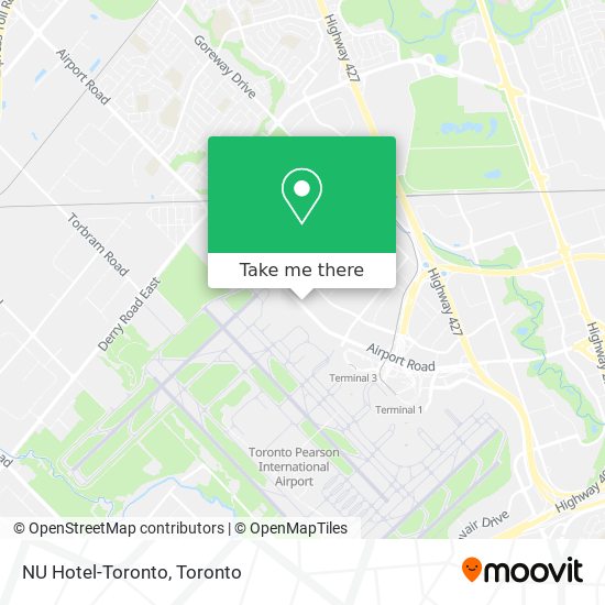 NU Hotel-Toronto map