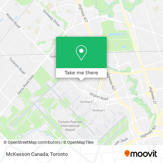 McKesson Canada map