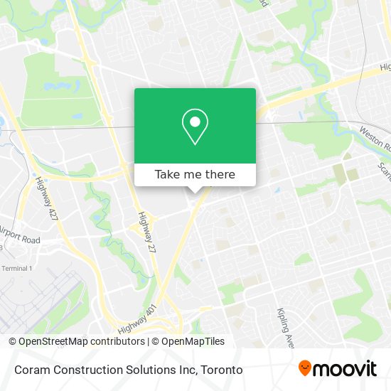 Coram Construction Solutions Inc map