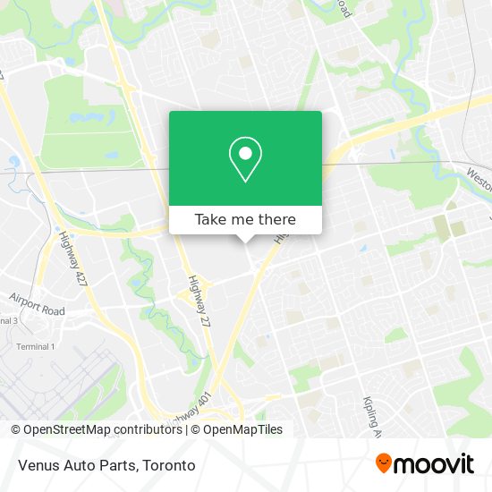 Venus Auto Parts map