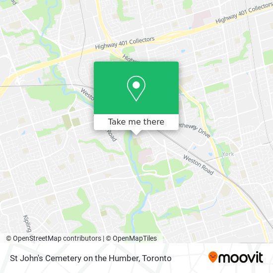 St John's Cemetery on the Humber map