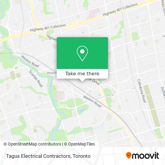 Tagus Electrical Contractors map