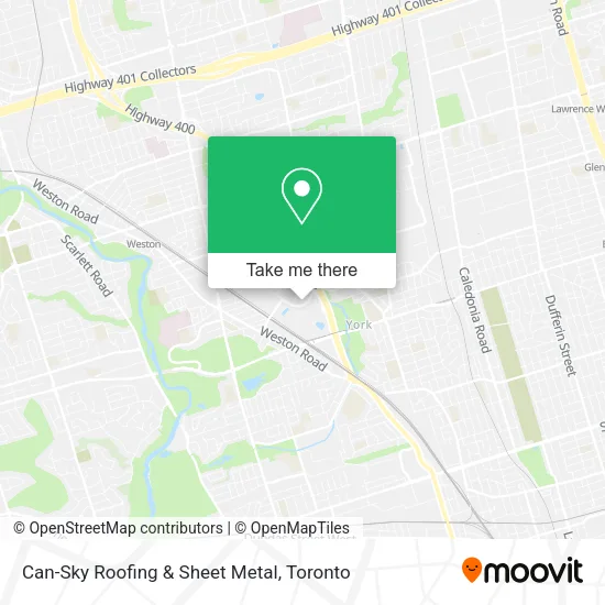 Can-Sky Roofing & Sheet Metal map
