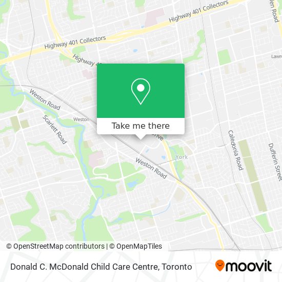 Donald C. McDonald Child Care Centre map