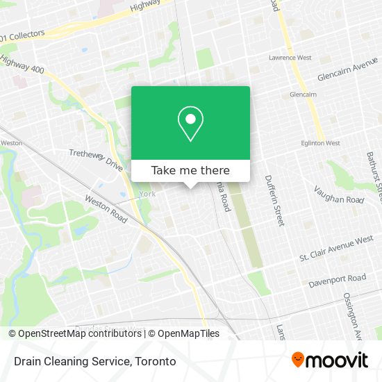 Drain Cleaning Service map